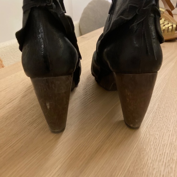 Coclico Ndakinna Black Leather Booties 39 - Picture 4 of 6